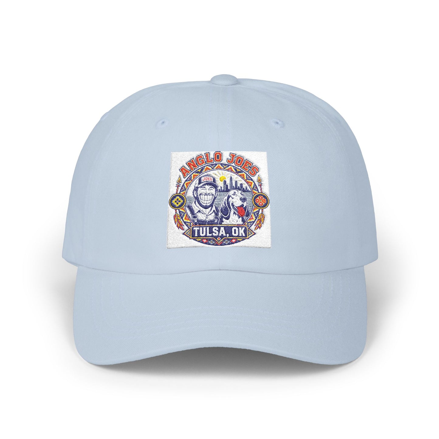 Tulsa OK Vintage Bison Patch Dad Cap