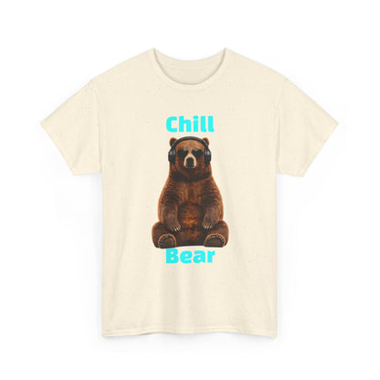 Chill Bear Tee — Cute Relaxed Bear Graphic T-Shirt