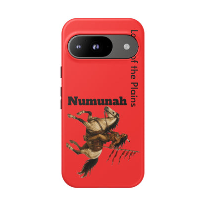 Comanche Numunah Horse Phone Case — 'Lords of the Plains' Red Protective Case