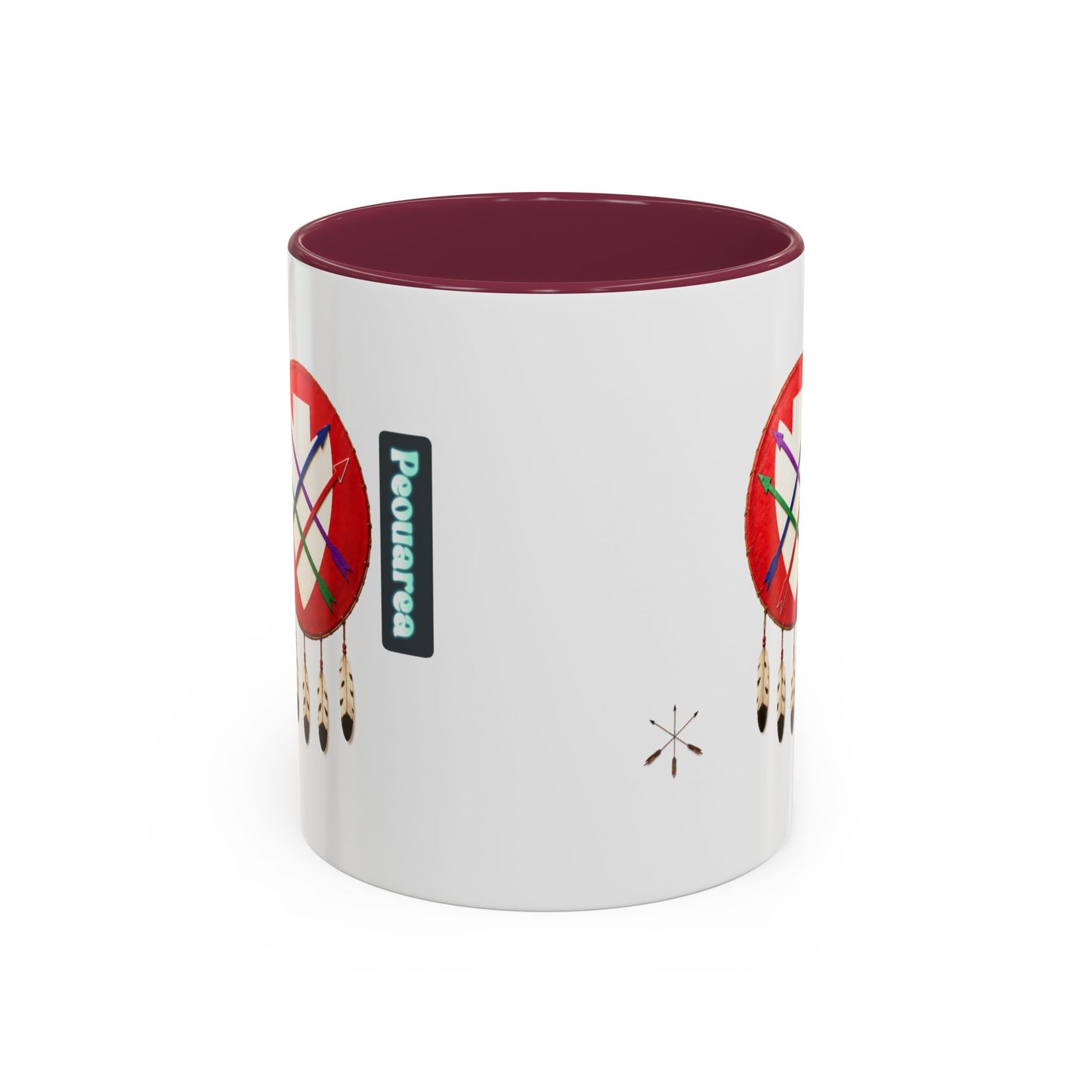 Peoria Powawera Dreamcatcher Coffee Mug — Colorful 11oz & 15oz Ceramic
