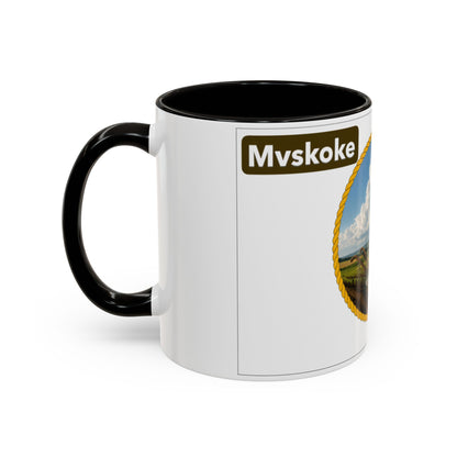 Muscogee Scenic Harvest Coffee Mug – Rustic Countryside Landscape 11oz/15oz