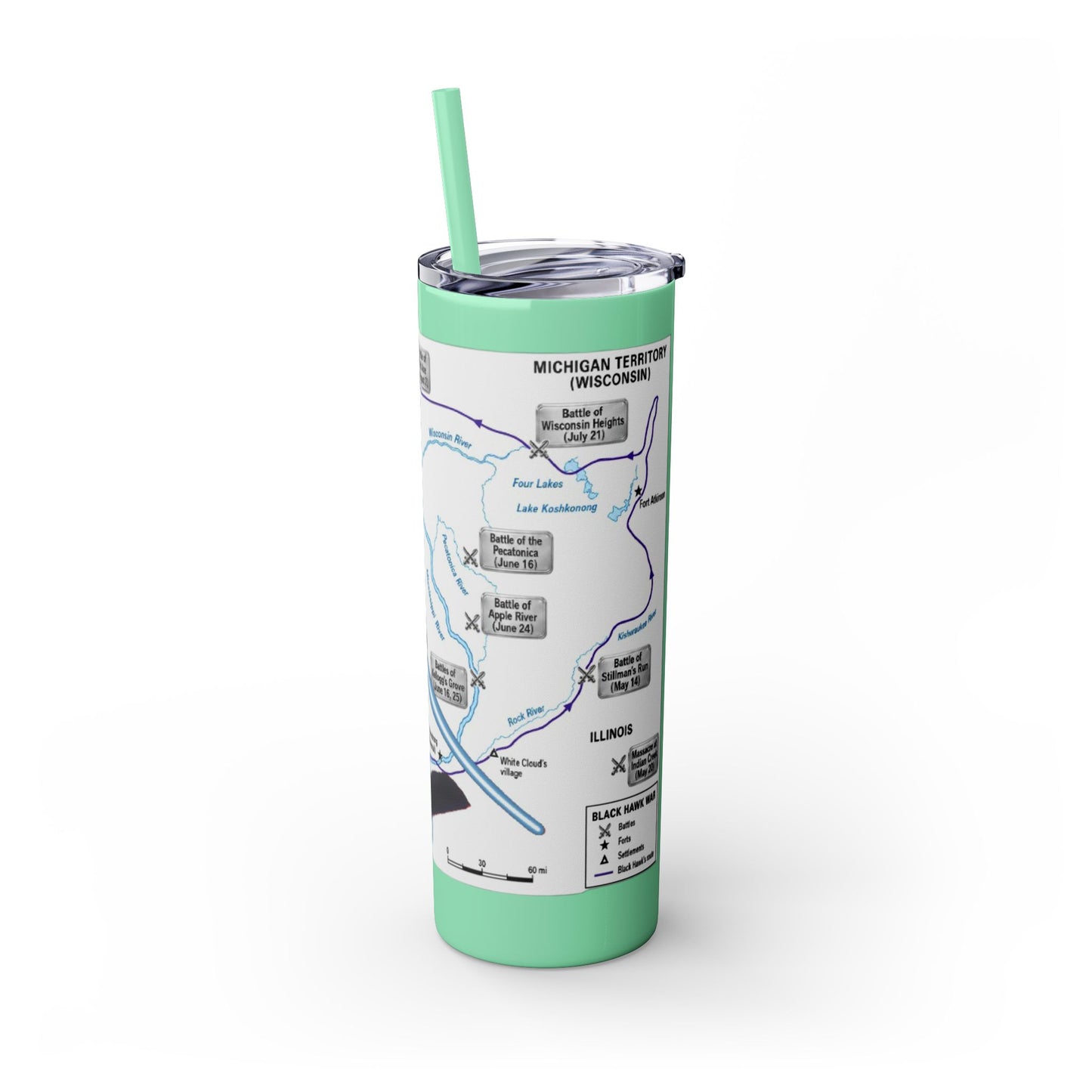 Blackhawk Skinny Tumbler 20oz – "BlackHawk could teach Yoda" Design