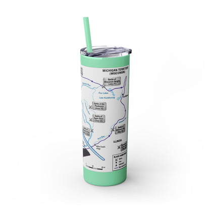 Blackhawk Skinny Tumbler 20oz – "BlackHawk could teach Yoda" Design