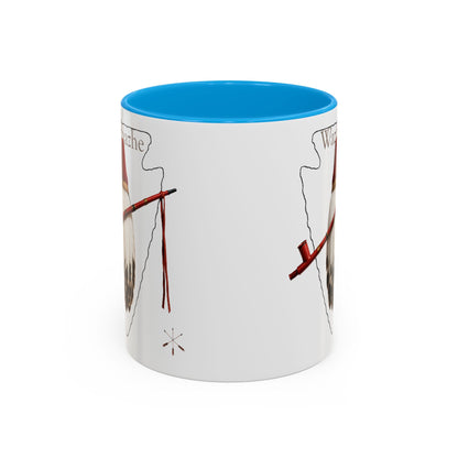 Osage Wazhazhe Tribal Feather Mug (11oz & 15oz) — Native-Inspired Coffee Cup