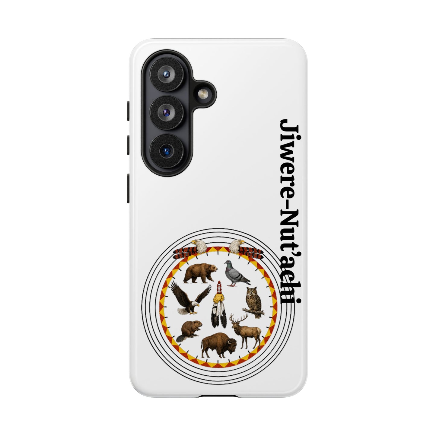 Otoe-Missouria Phone Tough Case — Bold 'Tough Cases' Graphic Protective Cover
