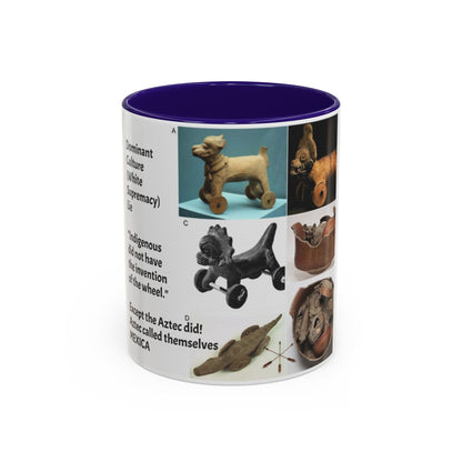 Aztec Artifact Photos Collage Coffee Mug (11oz/15oz)