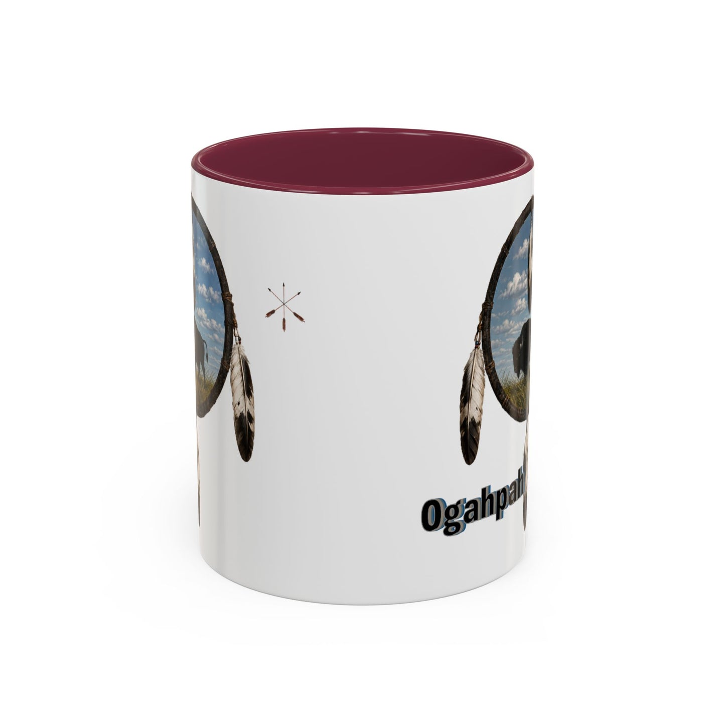 Quapaw Buffalo Mug – Ogahpah Native Spirit Ceramic Coffee Cup (11oz/15oz)