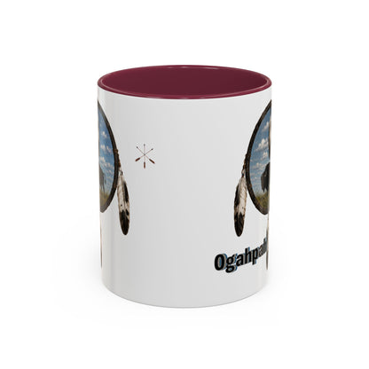 Quapaw Buffalo Mug – Ogahpah Native Spirit Ceramic Coffee Cup (11oz/15oz)