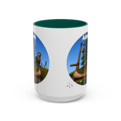 Ottawa Adawe Otter Canoe Mug — Nature Wildlife Coffee Cup (11oz & 15oz)