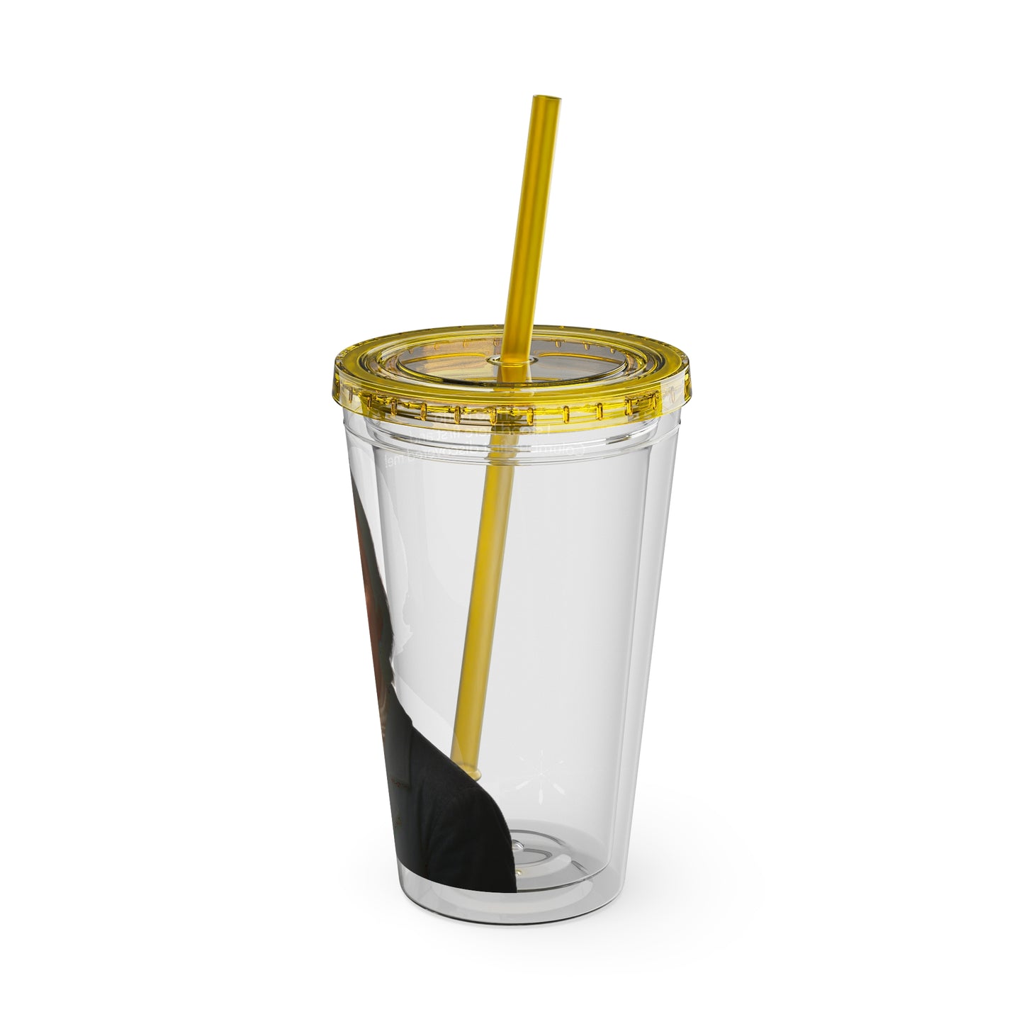 Chitto Harjo 16oz Portrait Tumbler with Straw — Historical Figure Illustration