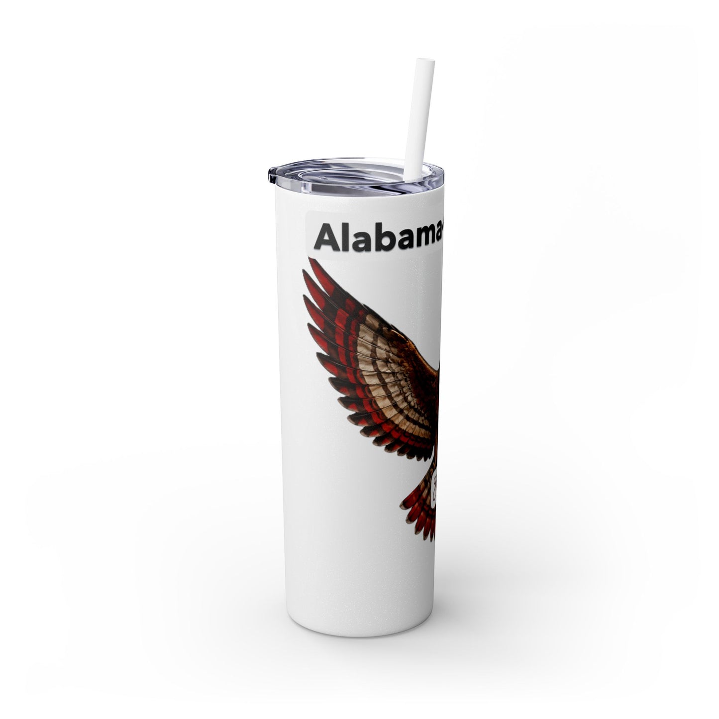 AQ Skinny Tumbler with Straw, 20oz