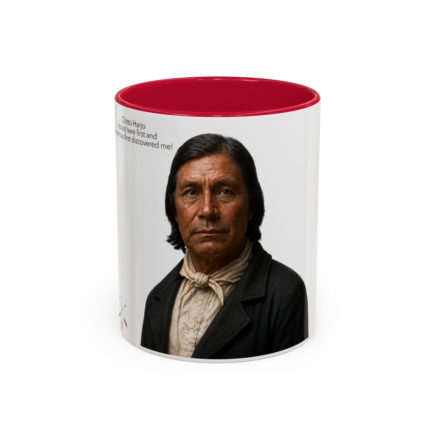 Chitto Harjo Portrait Mug — Historical Native American Portrait Coffee Mug (11oz, 15oz)