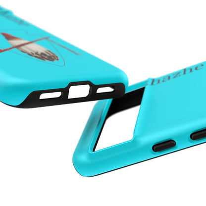 Osage Phone Case — Wazhahze Tribal Shield Design (Native Feather & Tomahawk)