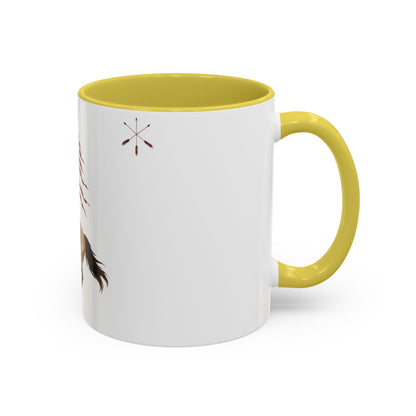 Comanche Numunah ‘Lords of the Plains’ Horseman Coffee Mug — Native Warrior Ceramic Mug (11oz/15oz)