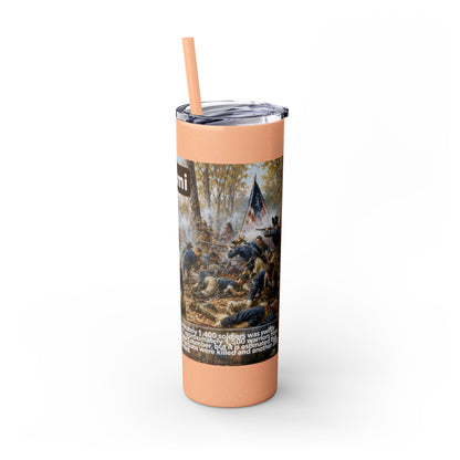 Miami Tribe Historical Skinny Tumbler 20oz — Native American Heritage Travel Cup