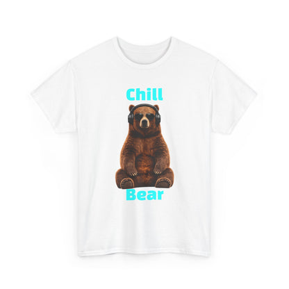 Chill Bear Tee — Cute Relaxed Bear Graphic T-Shirt