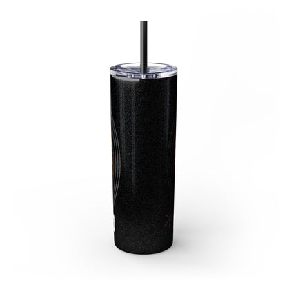 Otoe Missouria Native Animal Medicine Wheel 20oz Skinny Tumbler with Straw