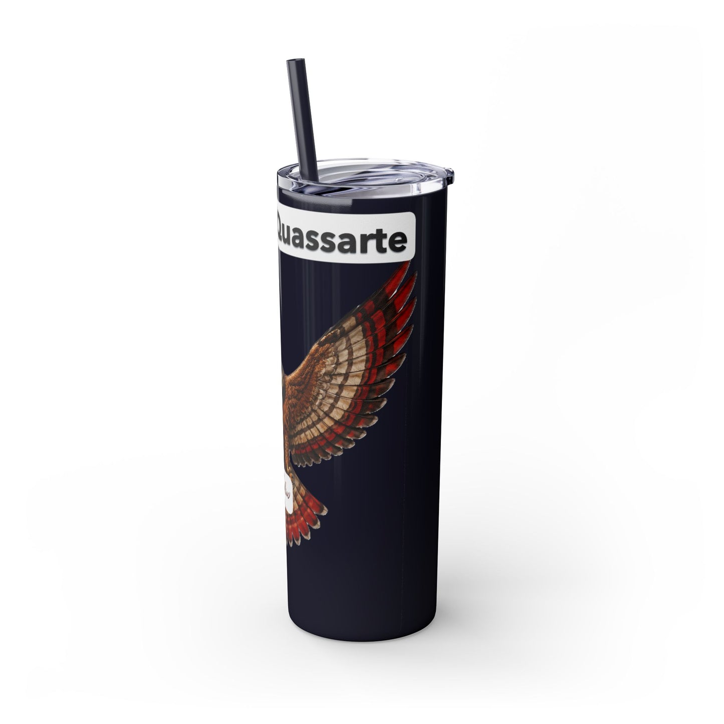 AQ Skinny Tumbler with Straw, 20oz
