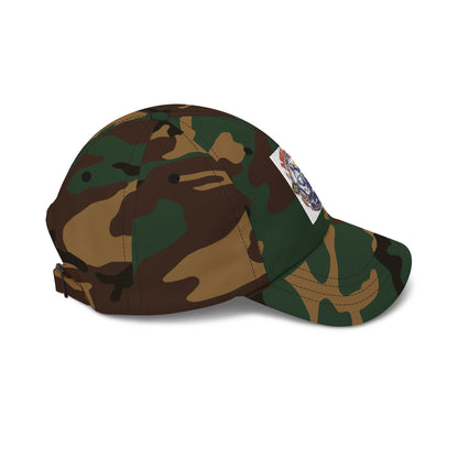 Tulsa OK Vintage Bison Patch Dad Cap