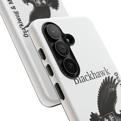 Sac&Fox Phone Case — 'Blackhawk' Raven Crest Protective Tough Case