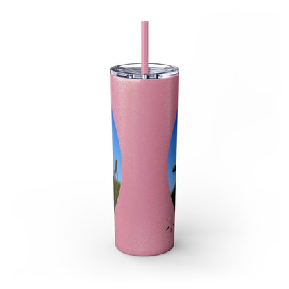 Ottawa Adawe Canoe Skinny Tumbler — 20oz Insulated Travel Cup with Straw