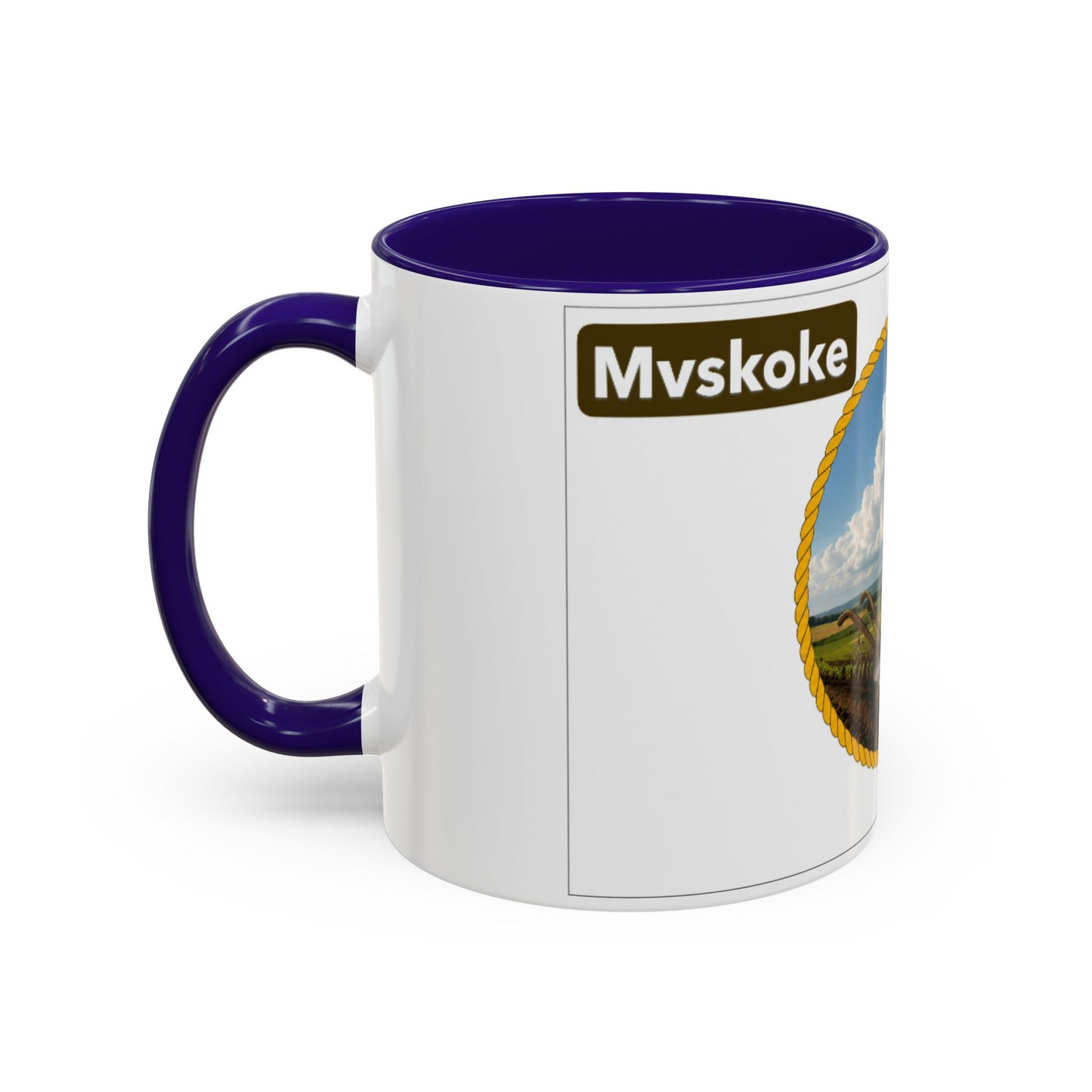 Muscogee Scenic Harvest Coffee Mug – Rustic Countryside Landscape 11oz/15oz