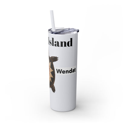 Wyandotte Skinny Tumbler with Straw, 20oz