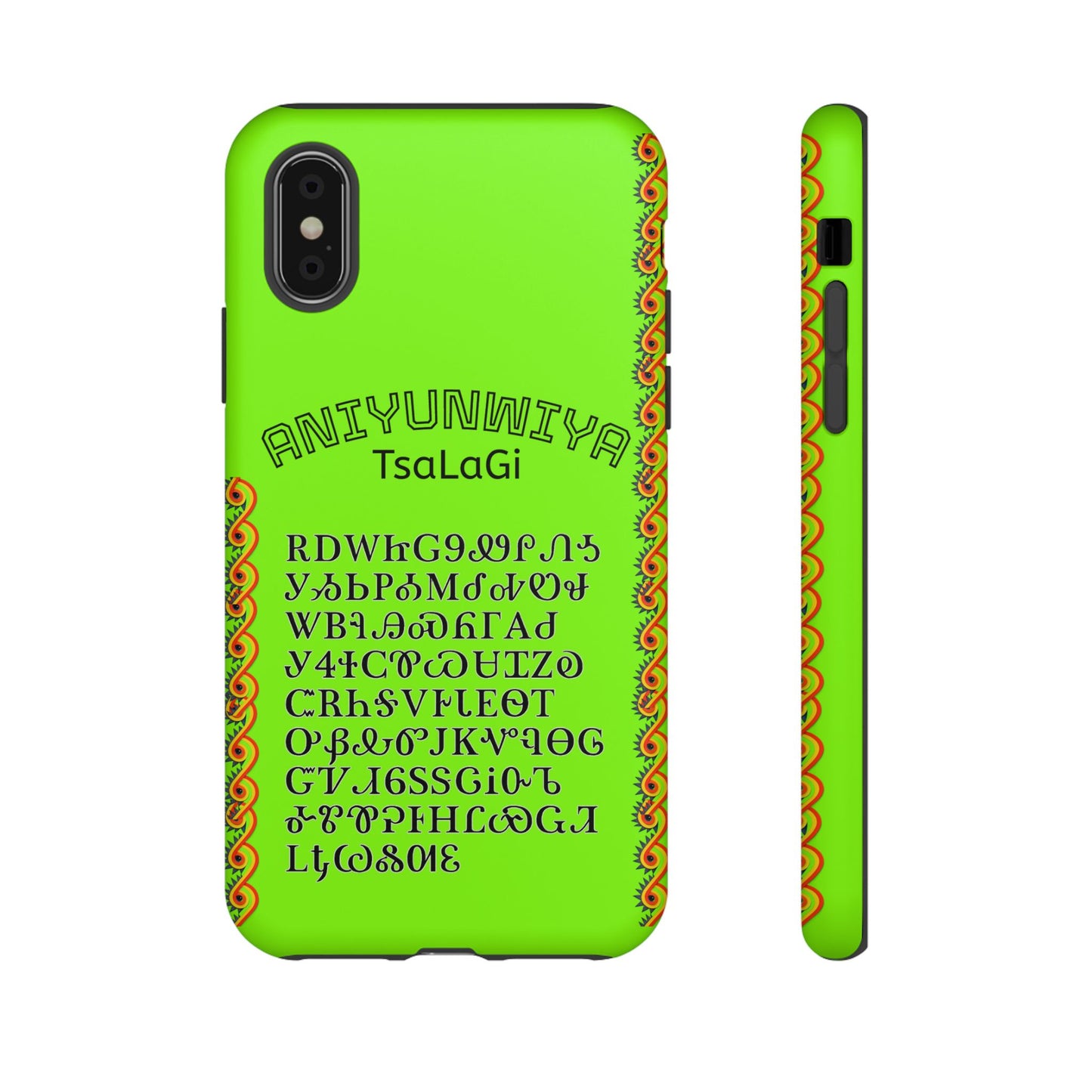Cherokee Phone Case — Anityuniwya TsaLaGi Star Design (Protective Tough Case)