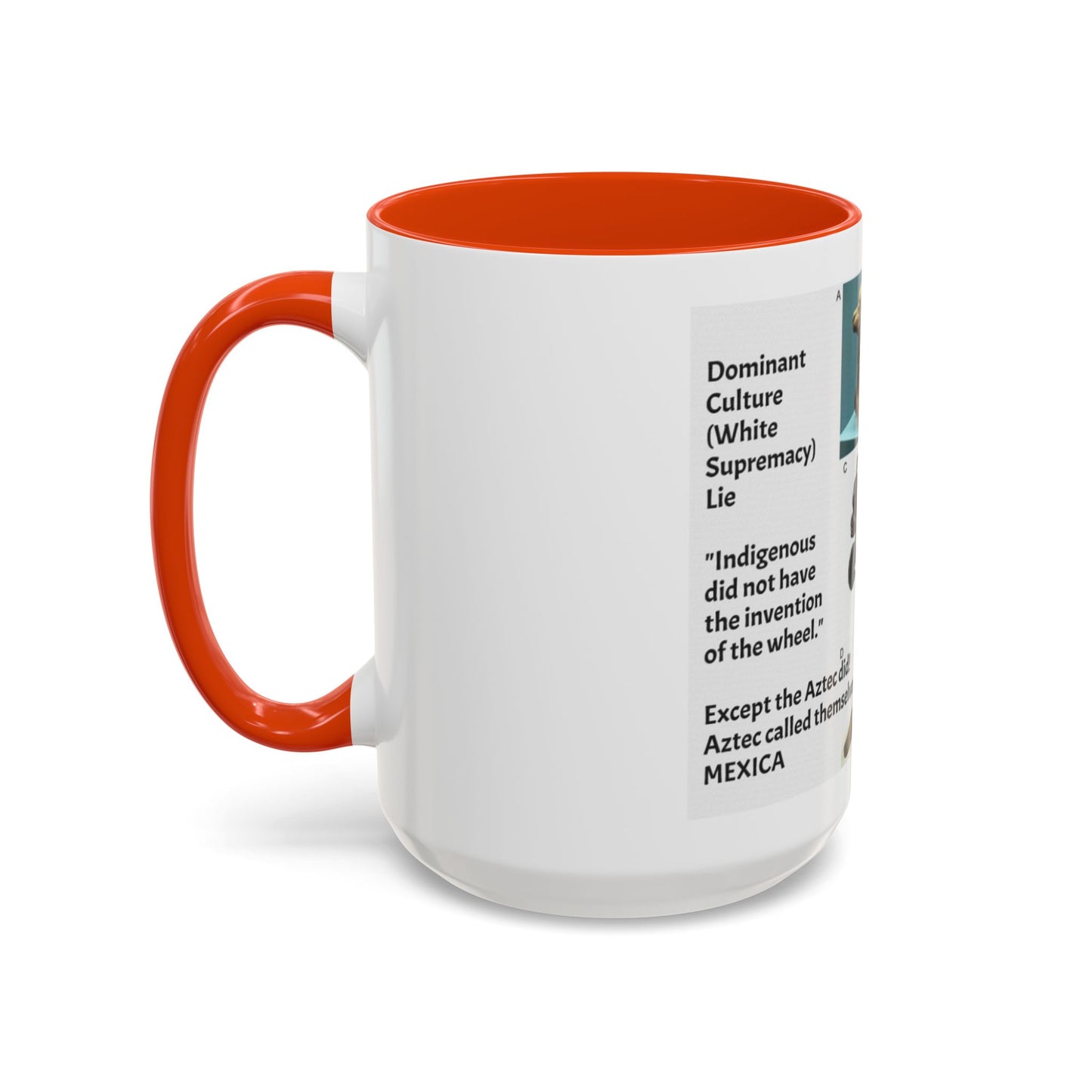 Aztec Artifact Photos Collage Coffee Mug (11oz/15oz)