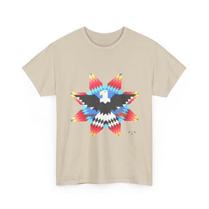 Native Star Eagle Graphic Tee with Arrow Backprint