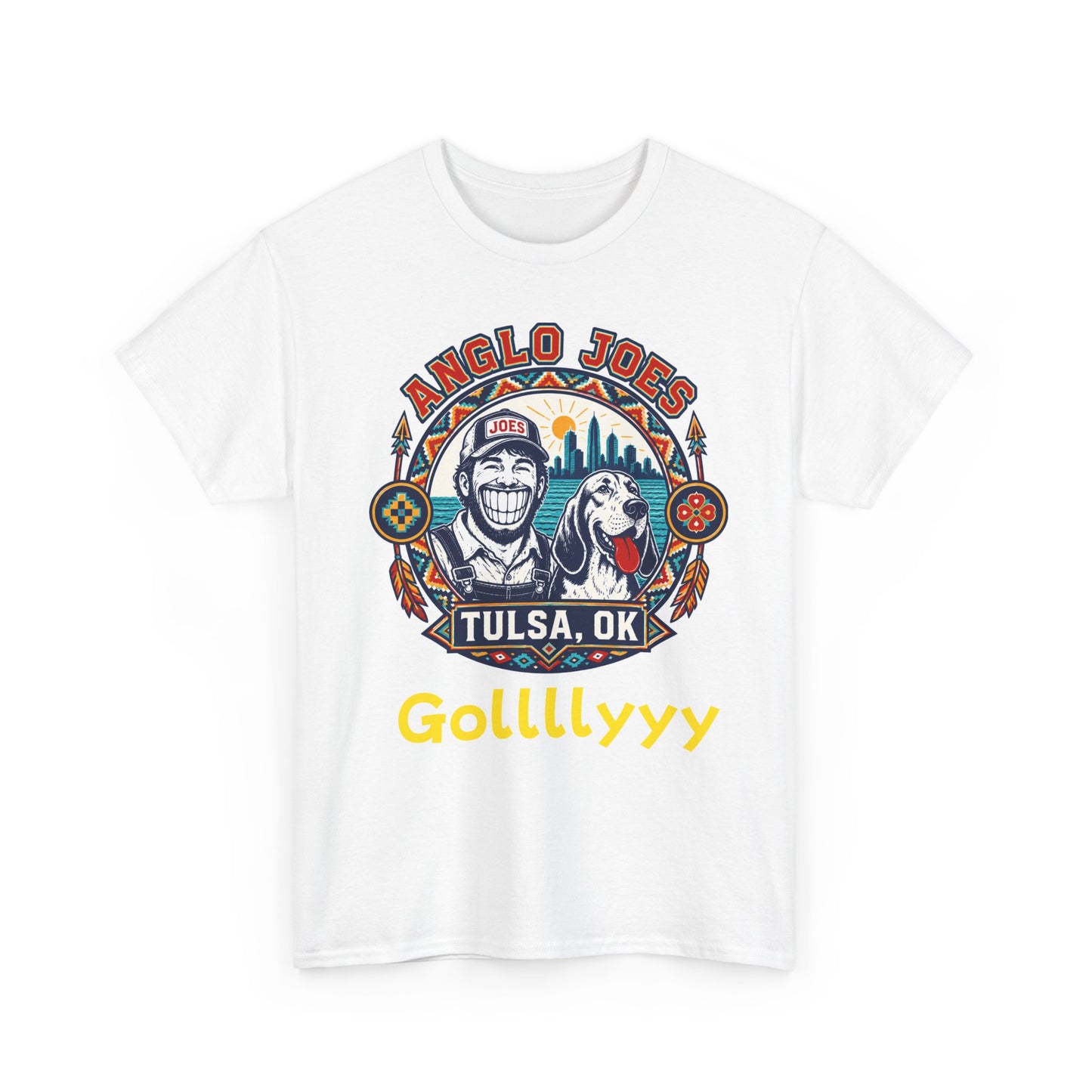 Tulsa Anglo Joe’s Tee — 'Gollllyyy' Retro Sports Graphic T-Shirt