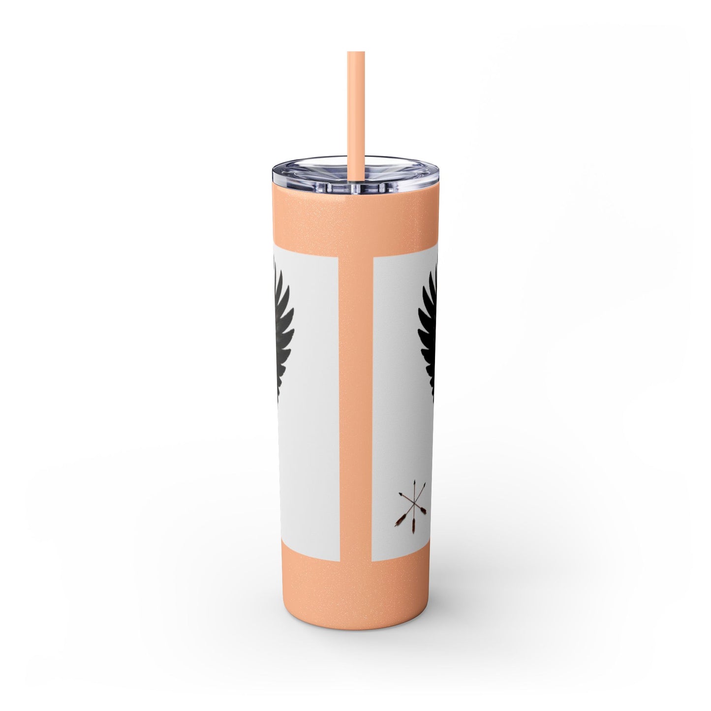 Sac Fox Skinny Tumbler with Straw, 20oz