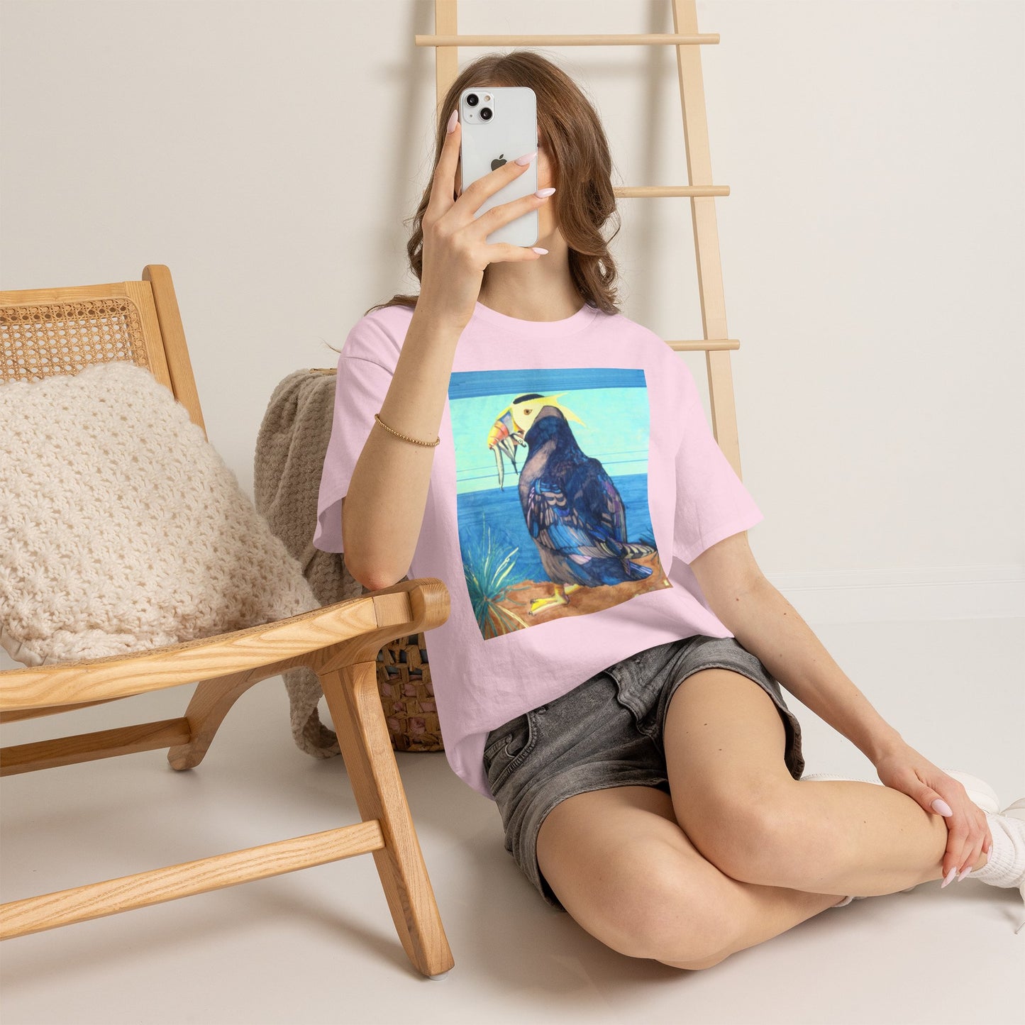 Puffin Beach Tee — Vintage Seaside Bird Graphic T-Shirt