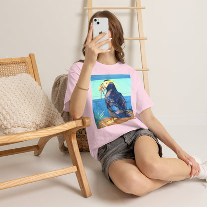 Puffin Beach Tee — Vintage Seaside Bird Graphic T-Shirt