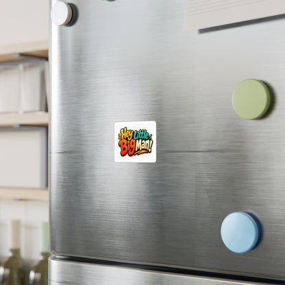 Hey Little Big Man! Vinyl Sticker