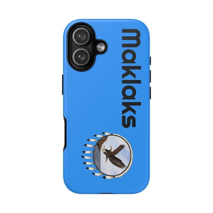 Modoc Blue 'Maklaks' Tough Phone Case with Eagle Drum Design