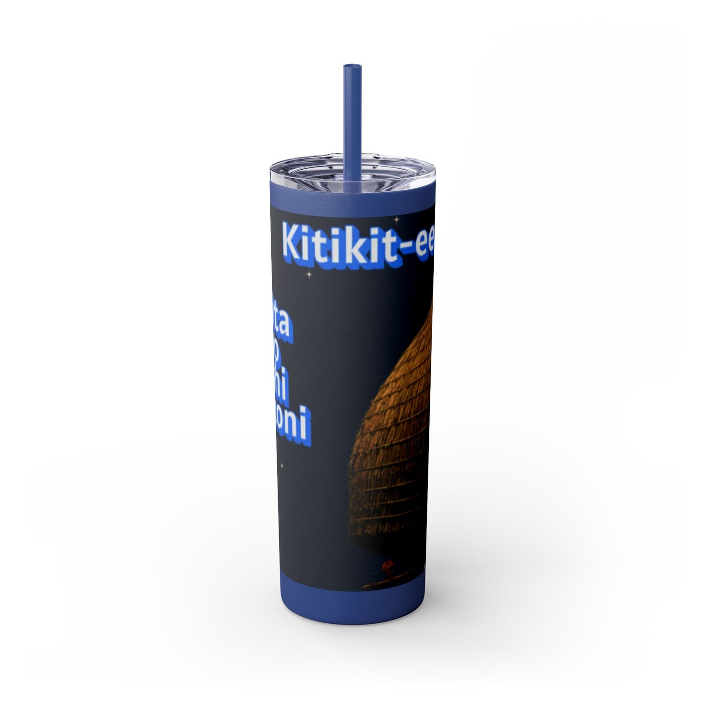 Wichita Skinny Tumbler with Straw, 20oz