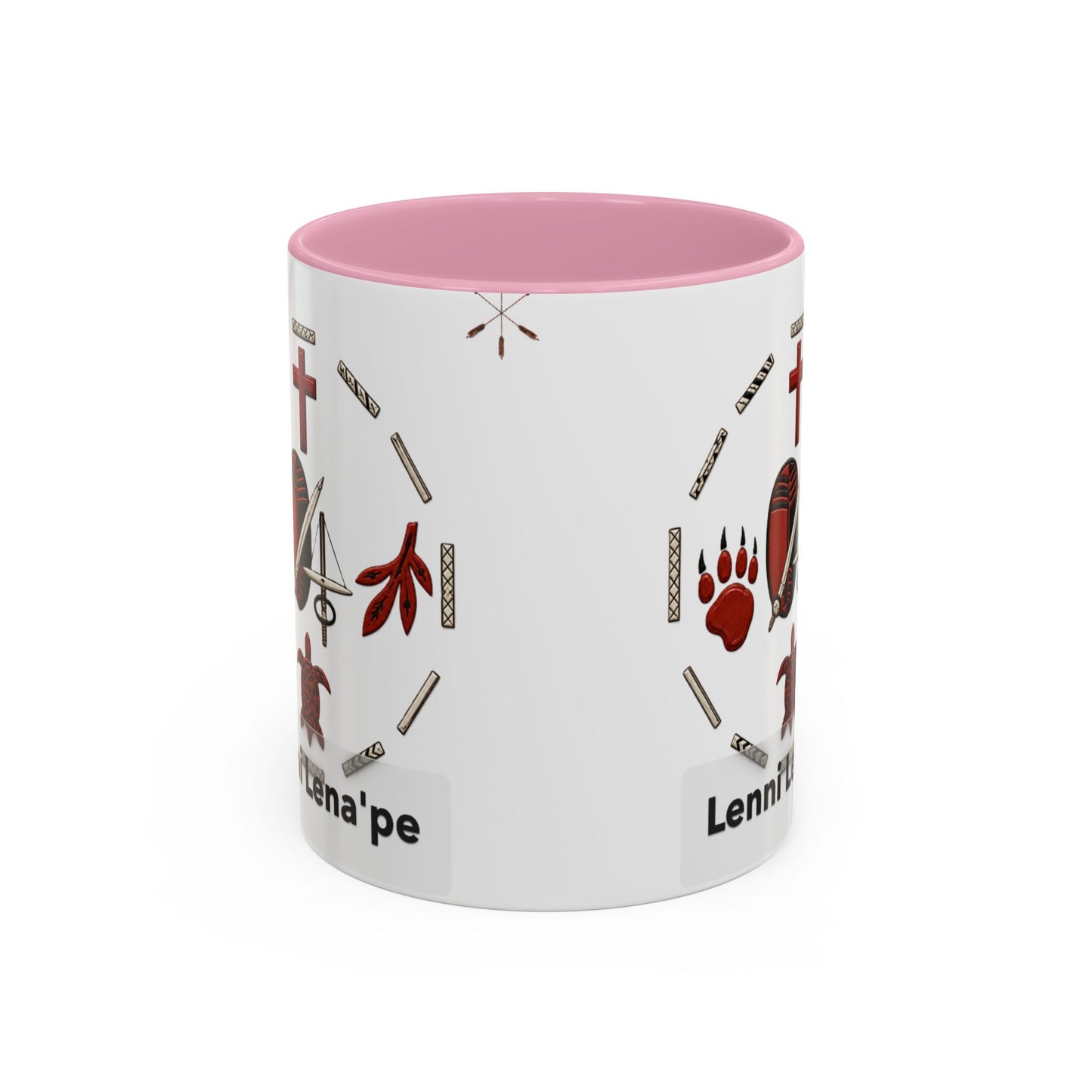 Delaware East Lenni Lenape Tribal Ceramic Mug – Native Symbols Coffee Cup (11oz/15oz)