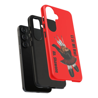 Absentee Shawnee Headdress Phone Case — 'Li Si Wi Ni' Design