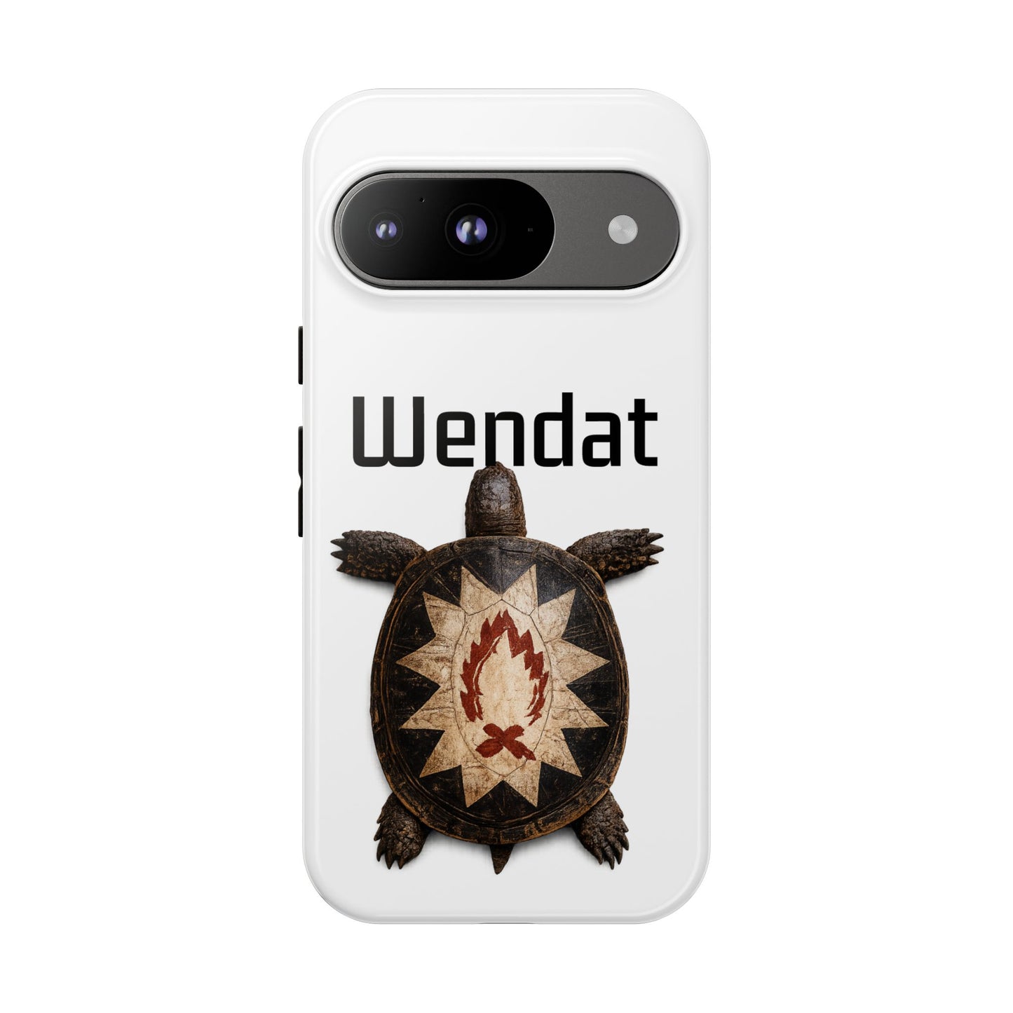 Wyandotte Wendat Turtle Phone Case — Indigenous Turtle Shield Design
