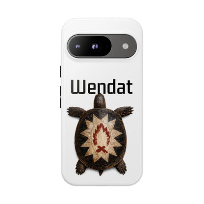 Wyandotte Wendat Turtle Phone Case — Indigenous Turtle Shield Design