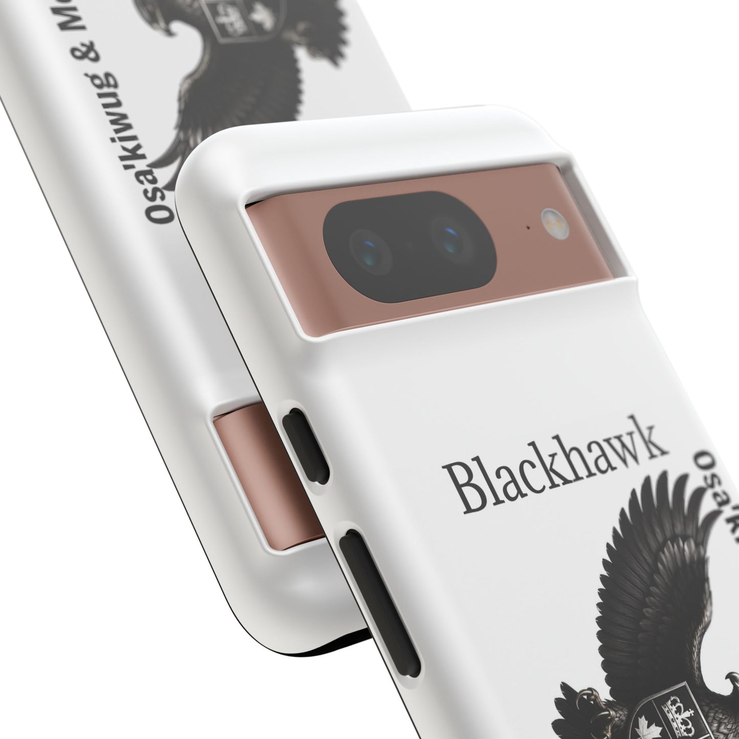Sac&Fox Phone Case — 'Blackhawk' Raven Crest Protective Tough Case