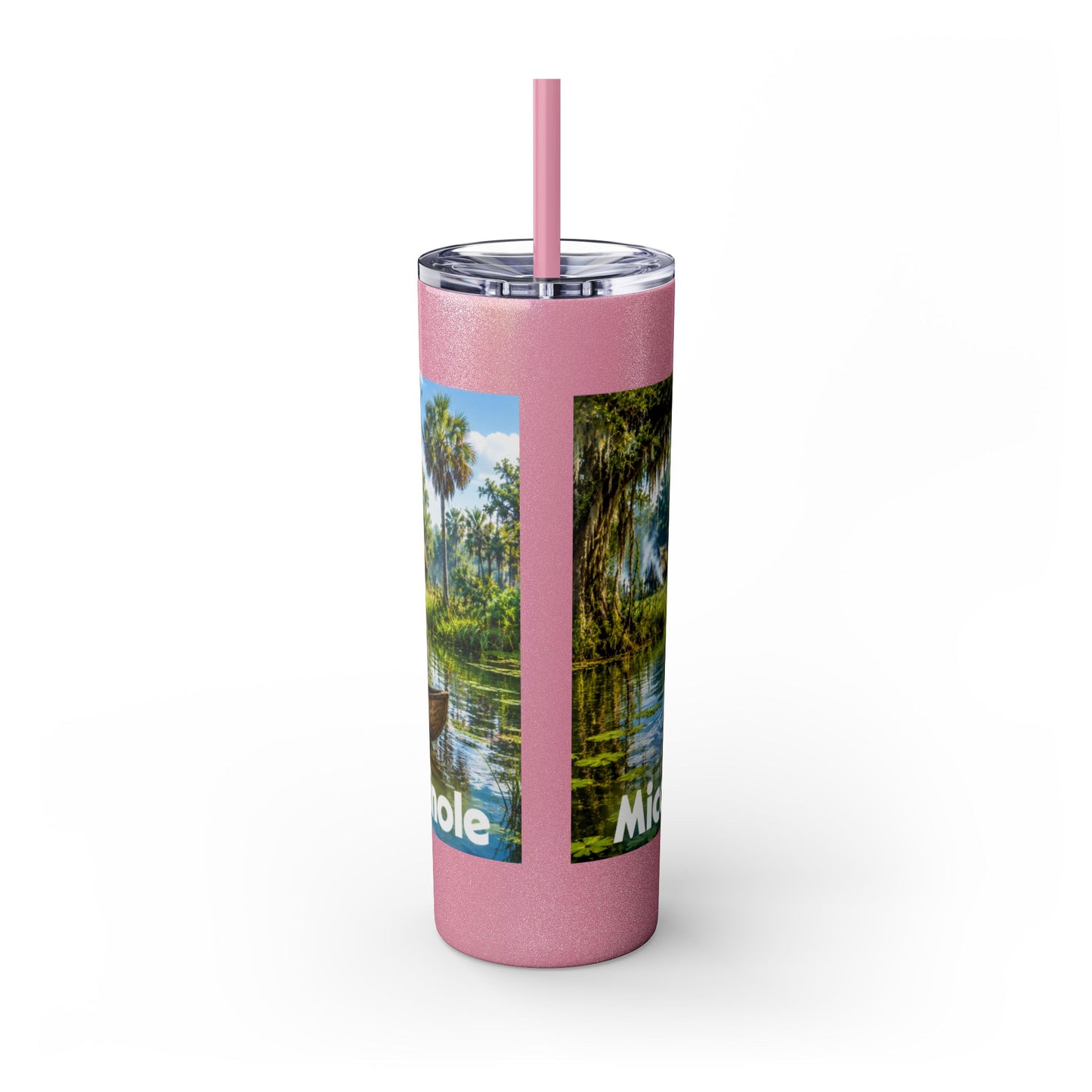 Seminole Skinny Tumbler with Straw, 20oz