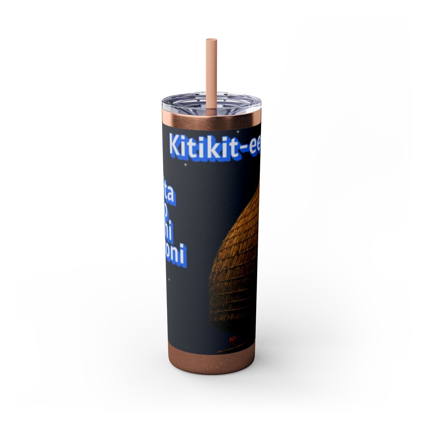 Wichita Skinny Tumbler with Straw, 20oz