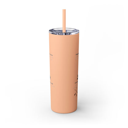 Cherokee 20oz Skinny Tumbler - Aniyunwiya Star Design with Straw