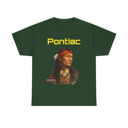 Pontiac Portrait T‑Shirt — Native Chief Graphic Tee