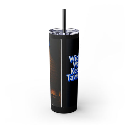 Wichita Skinny Tumbler with Straw, 20oz