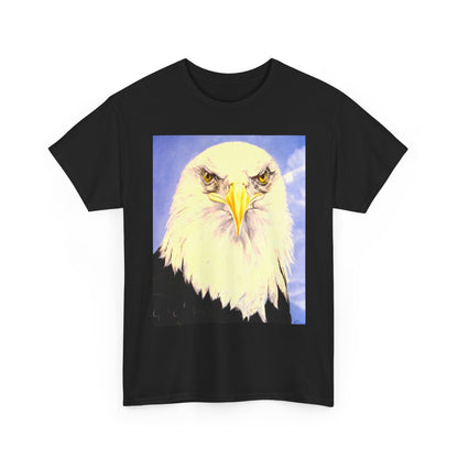 Bald Eagle Graphic Tee — Patriotic Vintage Bird T-Shirt with Arrow Back Design