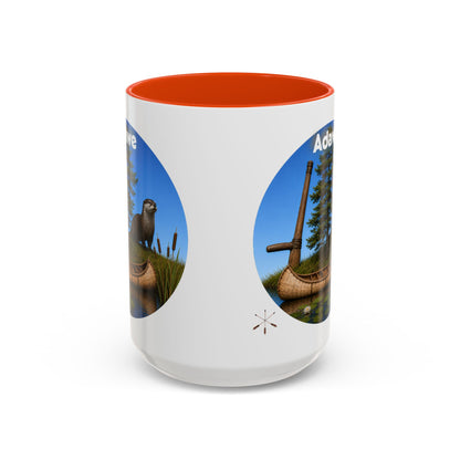 Ottawa Adawe Otter Canoe Mug — Nature Wildlife Coffee Cup (11oz & 15oz)