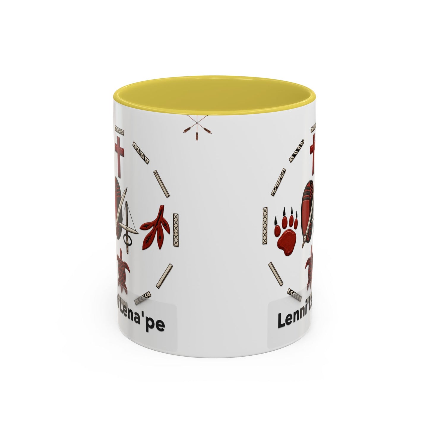 Delaware East Lenni Lenape Tribal Ceramic Mug – Native Symbols Coffee Cup (11oz/15oz)